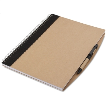 A4 Recycled Notebook with Pen