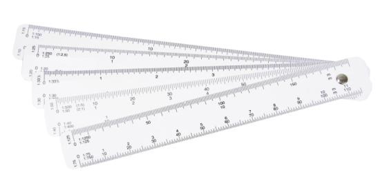 A5 Notebook with Pen and Scale Ruler 