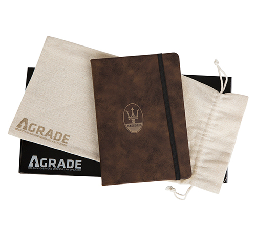 AGRADE Sueded Leatherette Journal 