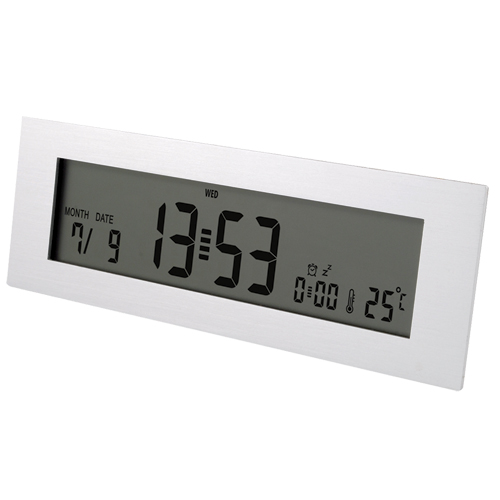 Aluminium Digital Desk Clock