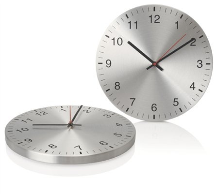 Aluminium Wall Clock