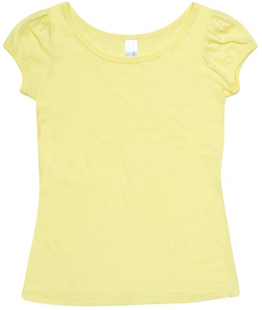 American Style Ladies Puff Sleeve Tee 