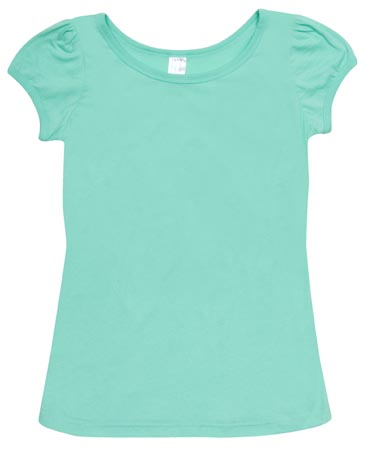 American Style Ladies Puff Sleeve Tee 