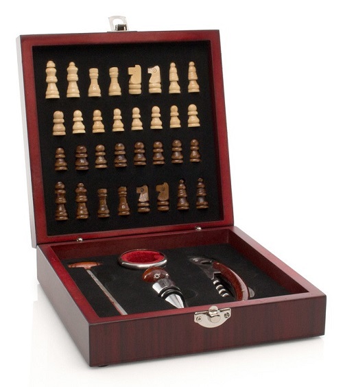 Anke Wine Set Chess