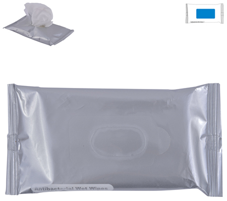 Anti-Bacterial Wipes in Pouch x 10 