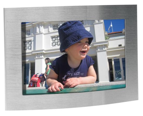 Arc matt black photo frame