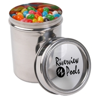 Assorted Colour Jelly Beans In 12Cm Canister