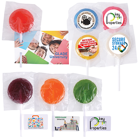 Assorted Colour Mega Lollipops
