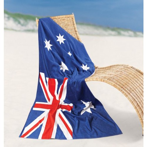 Aussie Flag Beach Towel 