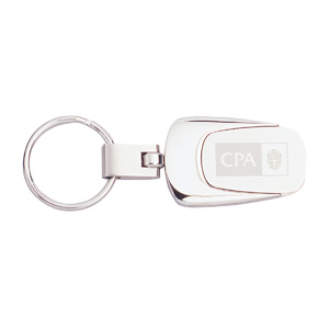 Avalon Silver Keyring