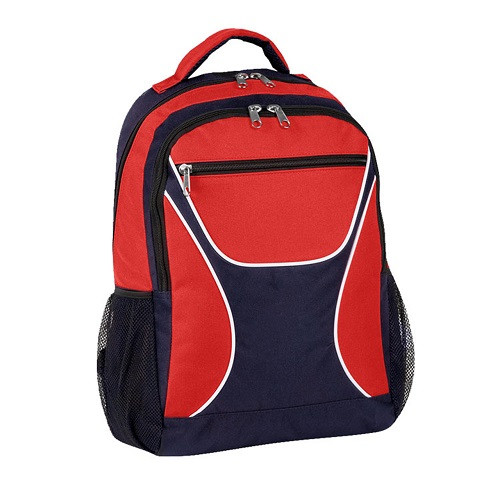 Backpack with Elasticised Mesh Pocket 