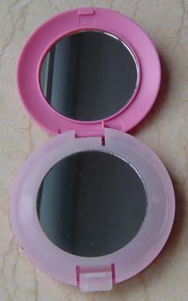 Backstage Compact mirror with light - pink or silver