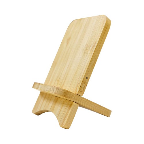 Bamboo Wireless Charge Travel Stand