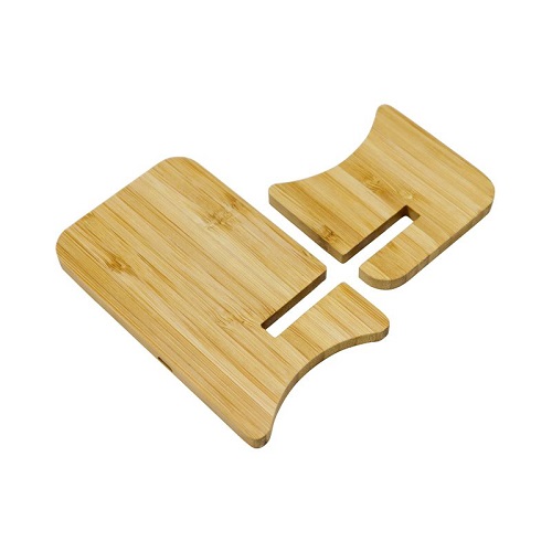 Bamboo Wireless Charge Travel Stand 