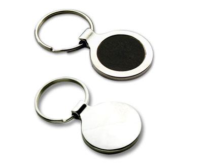 Black Metal Keyrings 