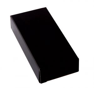 Black paper tuck box