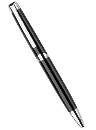 Black Twist Action Metal Ball Pen