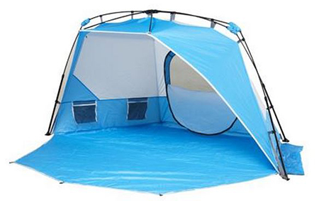 Blue Pop Up Beach Shelter