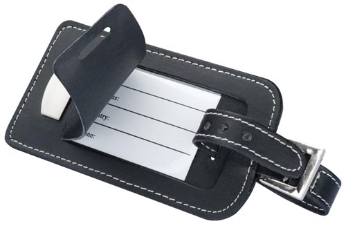 Bonded Leather Luggage Tag