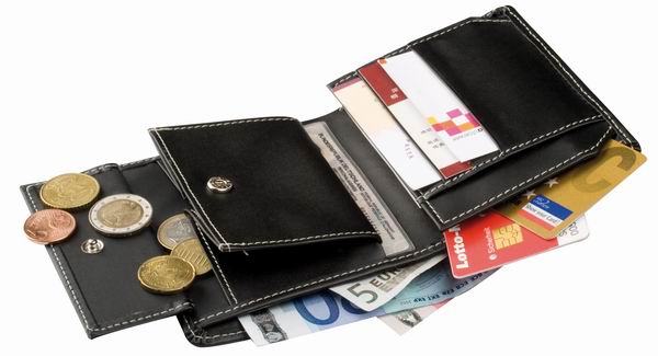 Bonded leather wallet