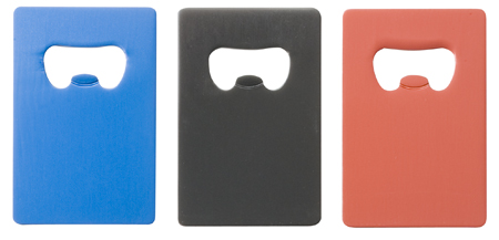 Bottle Opener - Black, Blue, Red