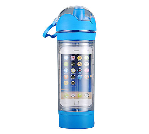 Bottle with Mobile Phone Holder