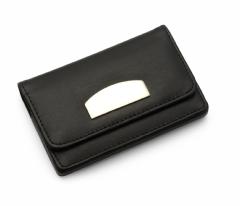 Business Card Holder In Bonded Leather