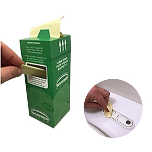 Button Barrier Note Dispenser