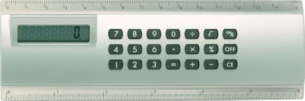 Calculator/Ruler Combo