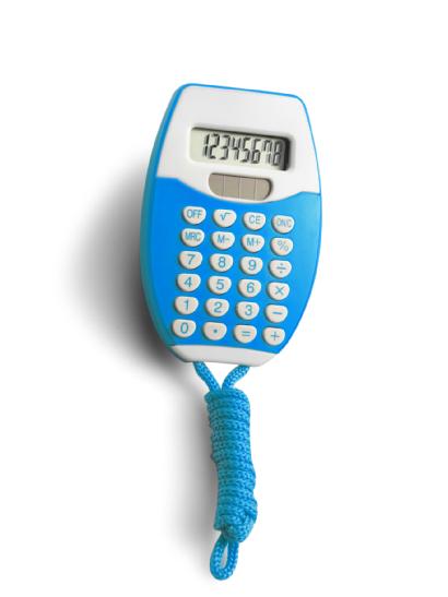 Calculator With Neck Cord 