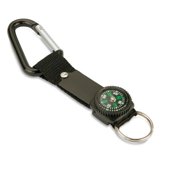 Carabineer Compass Keyring 