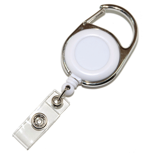 Carabiner Retractable Card Holder  - for lanyards