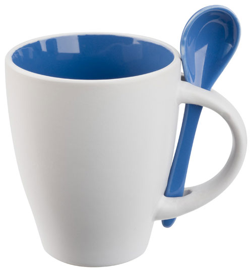 Ceramic Mug & Spoon Set