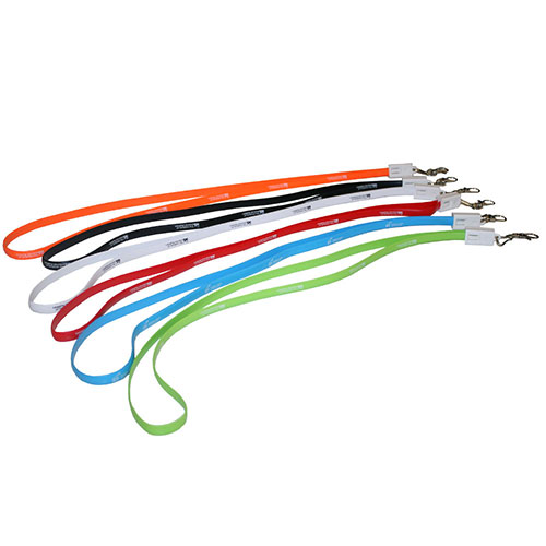 Charging Cable Lanyard with Clips