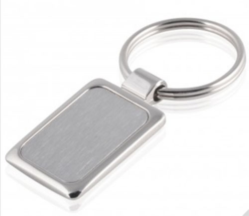 Chrome Plated Stainless Steel Keyring