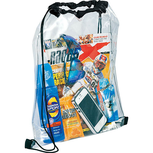 Clear Drawstring Sportspack - Clear Bag