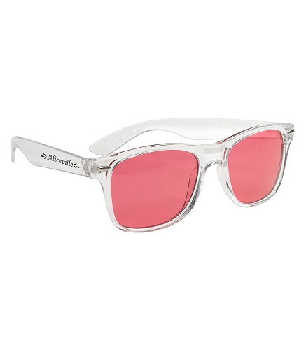 Clear Sunglasses with Coloured Lens 