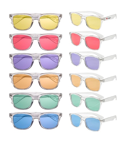 Clear Sunglasses with Coloured Lens