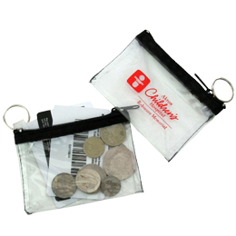 Clear Vinyl Key Pouch