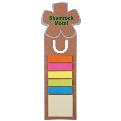 Clover Dye Cut Bookmark/Ruler with Noteflags