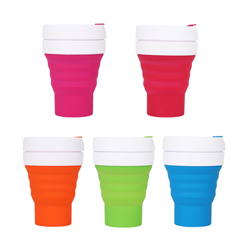 Collapsible Silicon Coffee Cups 