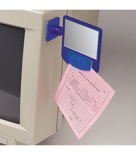 Computer Mirror and Memo Holder 