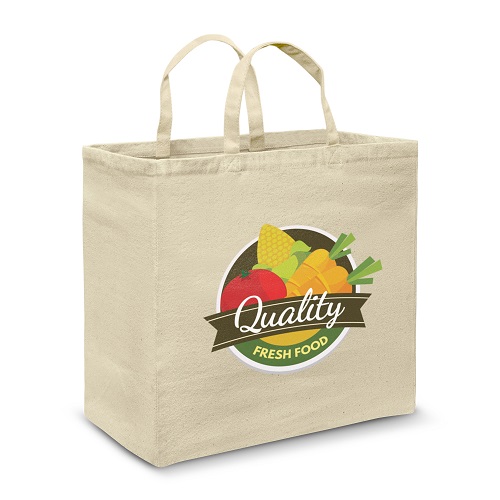 Cotton Canvas Shopping Tote