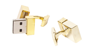 Cufflink USB Flash Drive Set