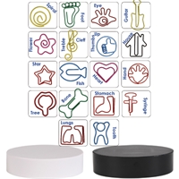 Custom Shaped Paperclips On Magnetic Base