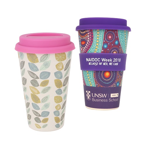 Customised Reusable Bamboo Coffee Cup 