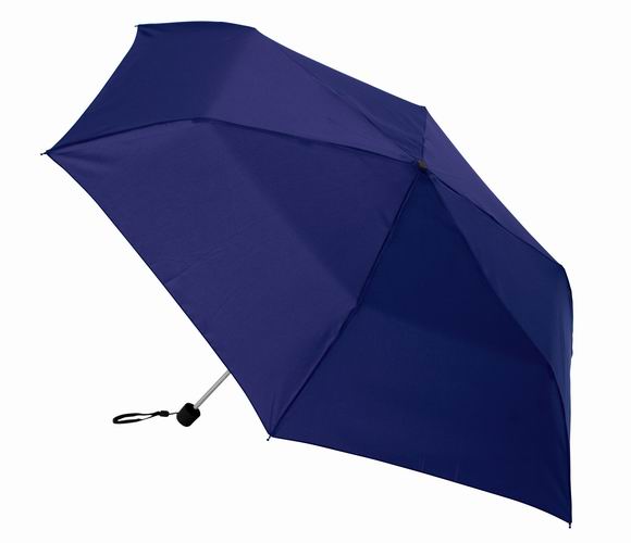 Dark Blue Mini Umbrella with Protective Cover