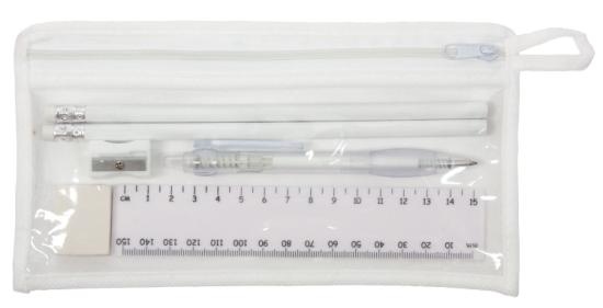 Delta Stationery Set in PVC Zipped Pouch 