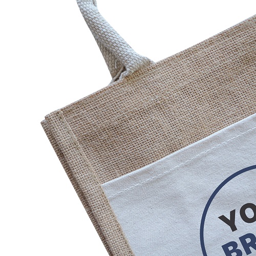 Denny Jute Tote Bag 