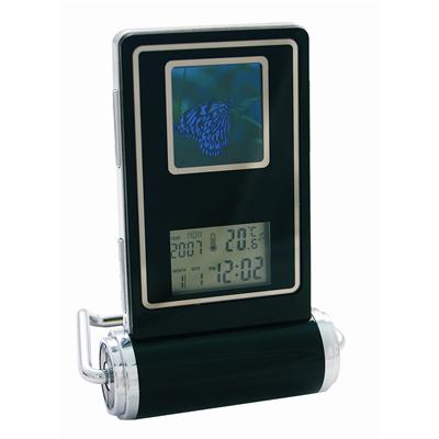 Desktop Digital Frame with Clock & Temp